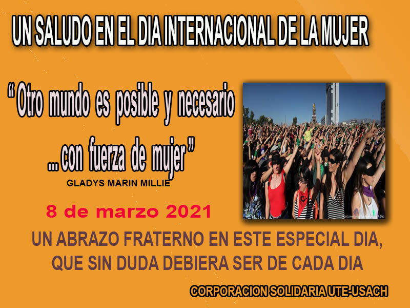 8 DE MARZO DE 2021 – DIA INTERNACIONAL DE LA MUJER – CORPORACIÓN ...