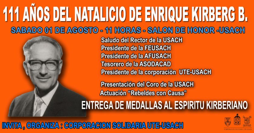 SALUDOS A ENRIQUE KIRBERG – DIRIGENTES ESTUDIANTILES